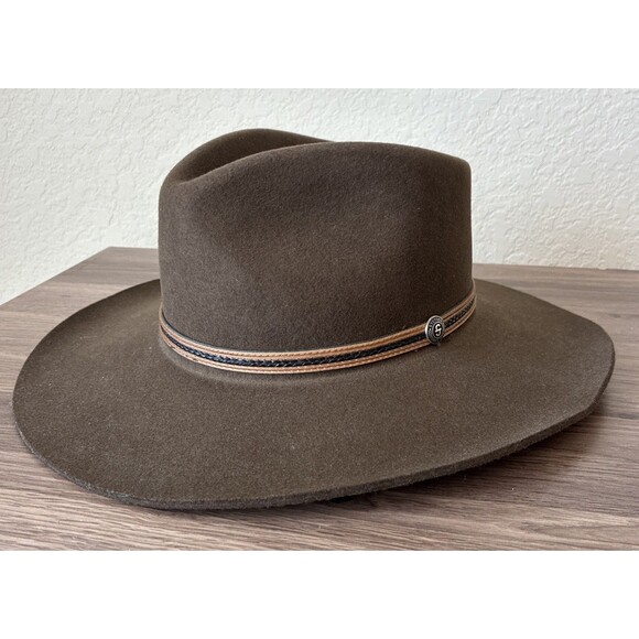 NWT Stetson The Rawlins, Size Large, KB Oak Brown, 100% Wool, USA, Cowboy Hat - Picture 1 of 16